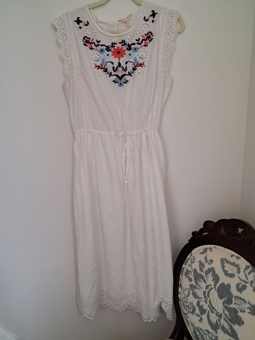 Rebecca Taylor Embroidered Eyelet Dress